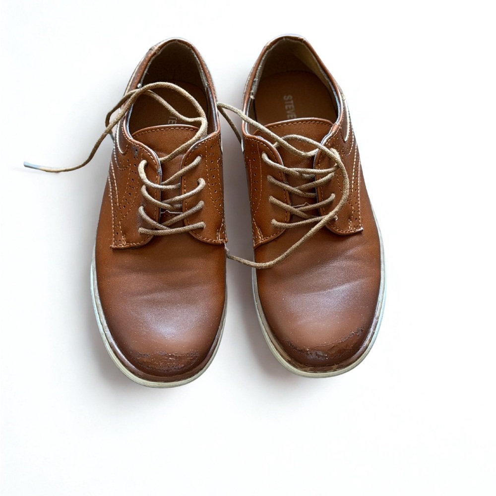 Boy’s Steven Madden Brown Leather Shoes